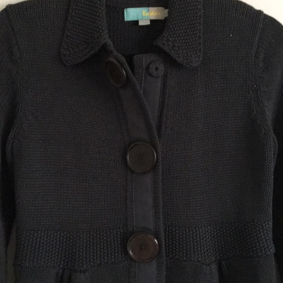 Long Wooden Button Coat - Picture 3 of 5